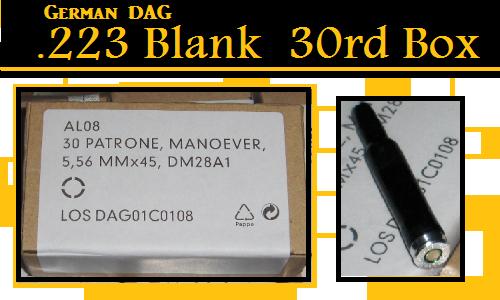 German DAG .223(5.56x45) Blank 30rd Box